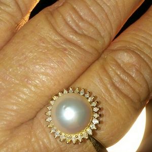 South Sea Golden Pearl/Diamonds